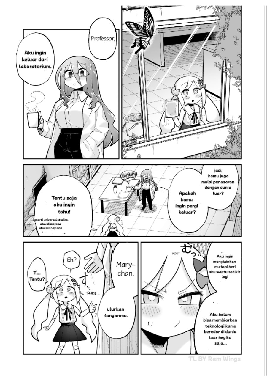 Baca Osana Robot to Abunai Hakase - Chapter 13 halaman 1