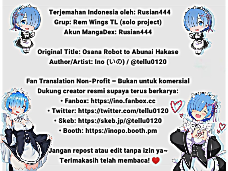 Baca Osana Robot to Abunai Hakase - Chapter 52 halaman 5