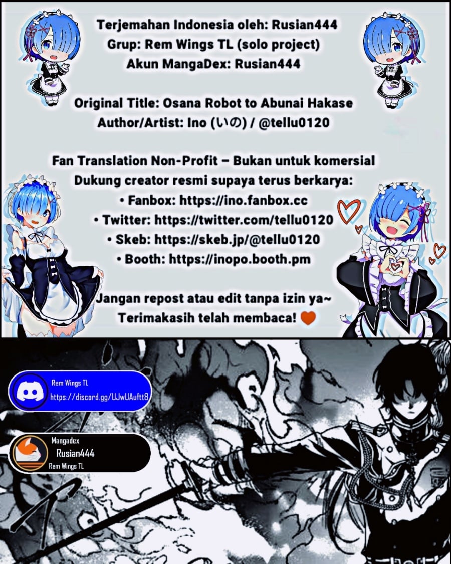 Baca Osana Robot to Abunai Hakase - Chapter 54 halaman 3
