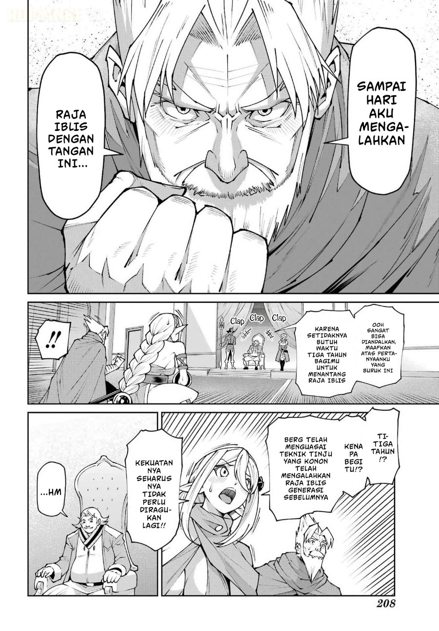 Baca Osananajimi to no Yakusoku wo Hatasu Tame ni Hyakunen Shugyo Shita Rouyuusha, Nokori no Jumyou de Maou wo Utsu Chapter 3 Bahasa Indonesia page 14