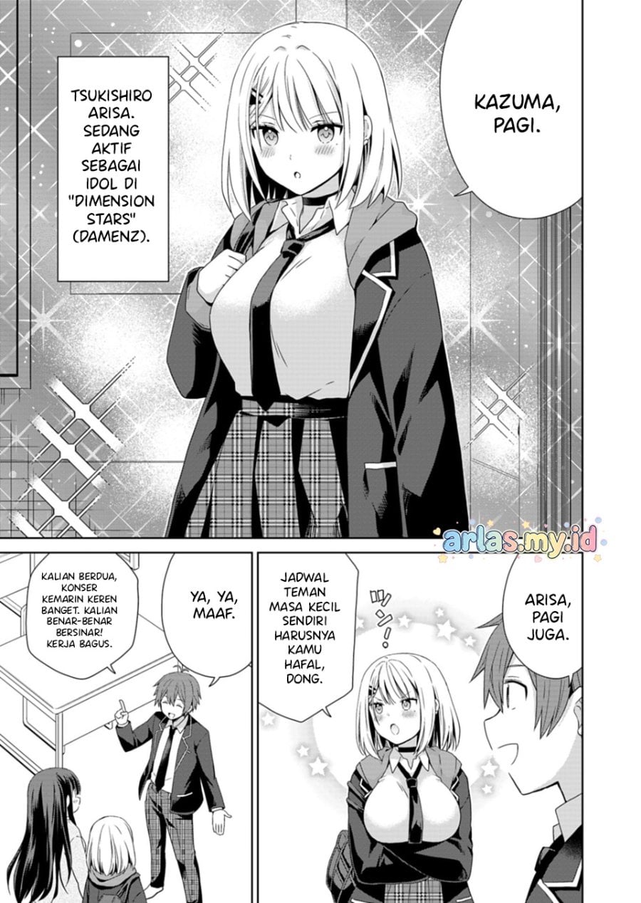 Baca Osananajimitachi ga Ninki Idol ni Natta: Amama na Kanojotachi wa Ore ni Mitsuide Kureteiru - Chapter 1 halaman 9