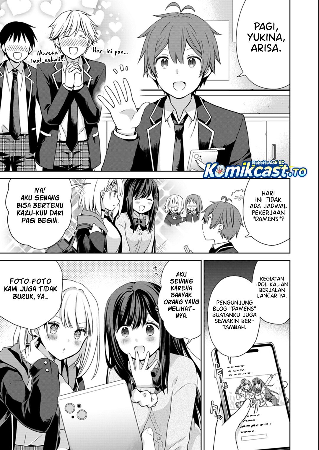 Baca Osananajimitachi ga Ninki Idol ni Natta: Amama na Kanojotachi wa Ore ni Mitsuide Kureteiru - Chapter 2.1 halaman 4