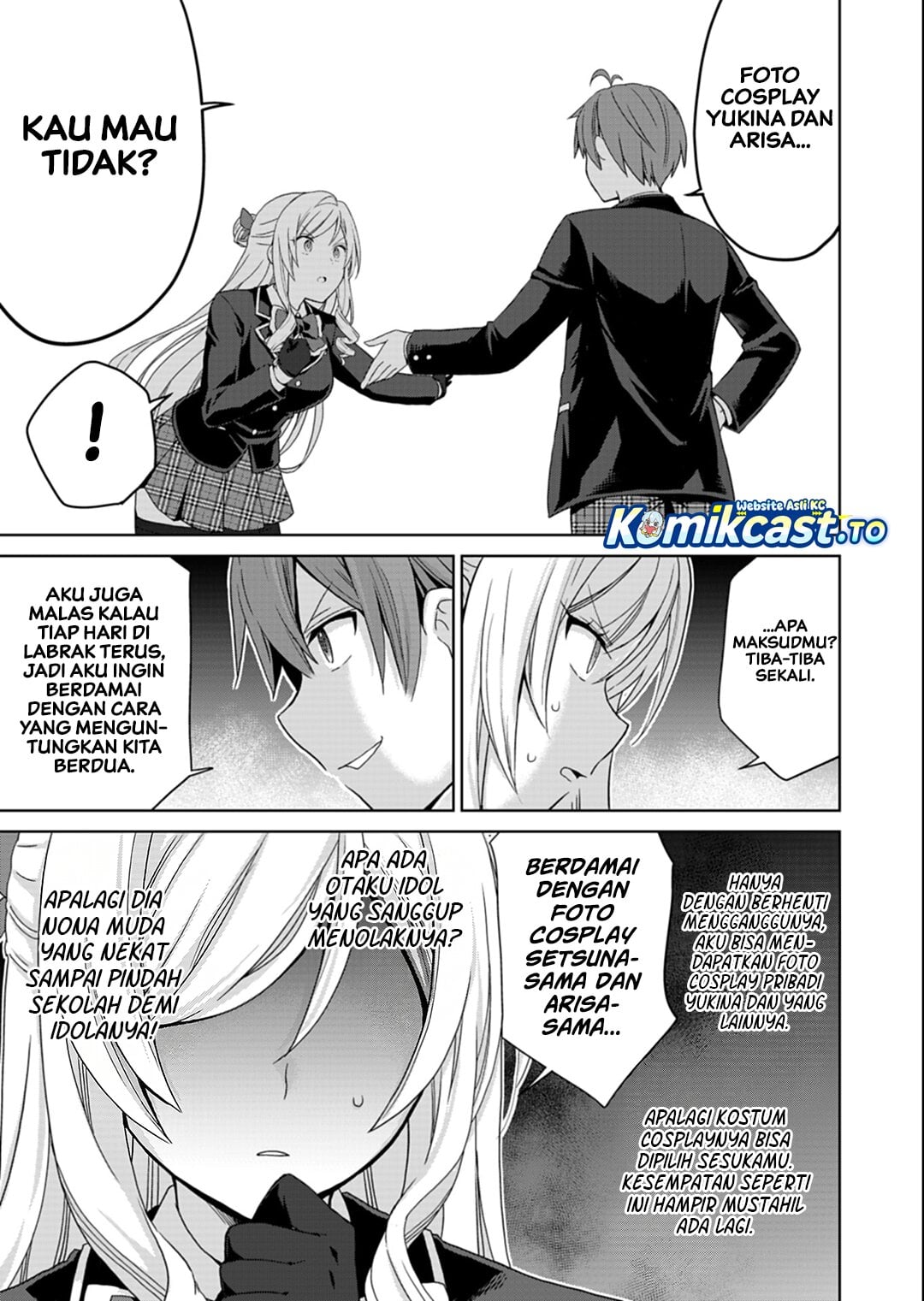 Baca Osananajimitachi ga Ninki Idol ni Natta: Amama na Kanojotachi wa Ore ni Mitsuide Kureteiru - Chapter 3.2 halaman 10