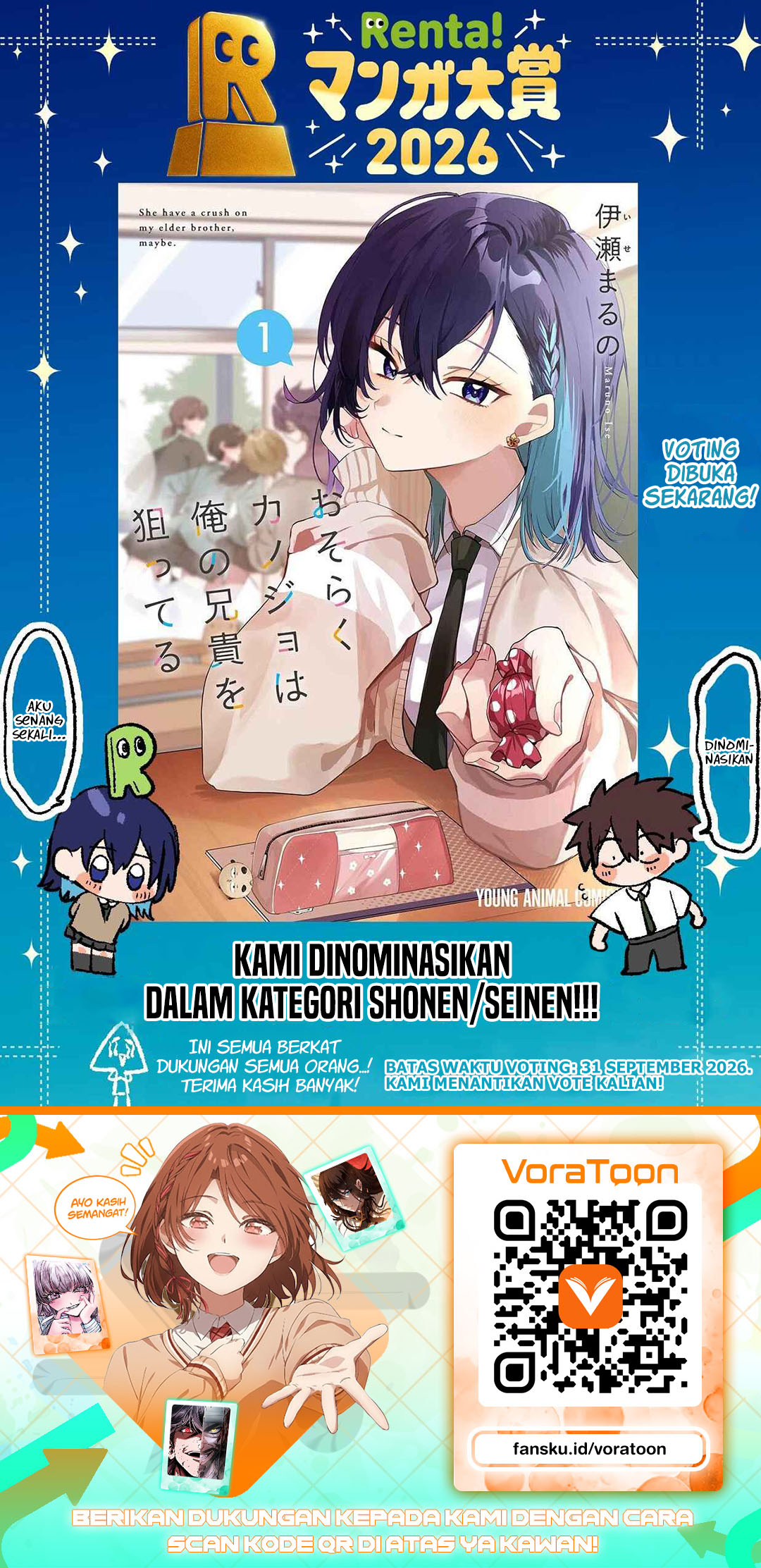 Osoraku Kanojo wa Ore no Aniki wo Neratteru Chapter 36.5 - Page 6