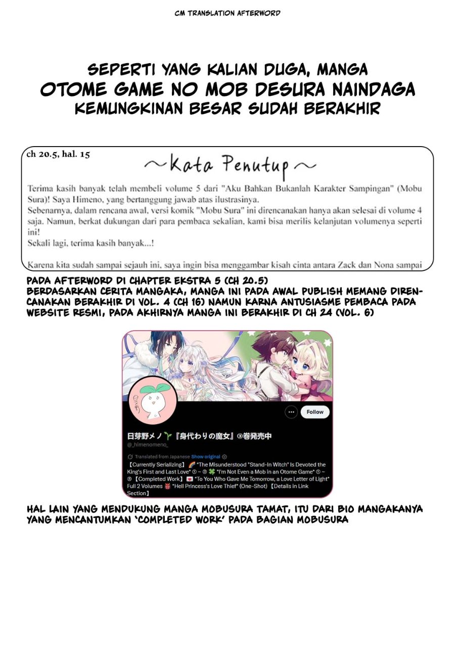 Otome Game no Mob Desura Naindaga Chapter 24 - Page 41
