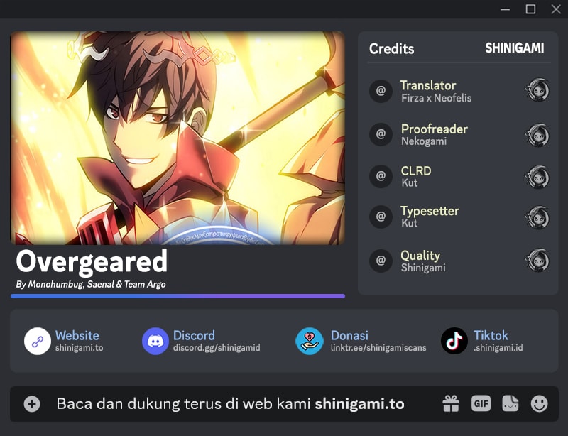 Baca Overgeared (Team Argo) - Chapter 318 halaman 1