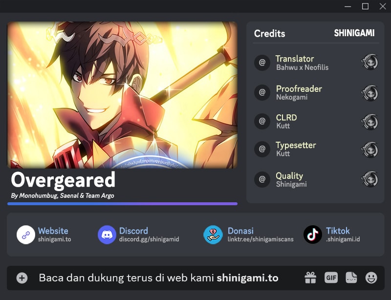 Baca Overgeared (Team Argo) - Chapter 324 halaman 1
