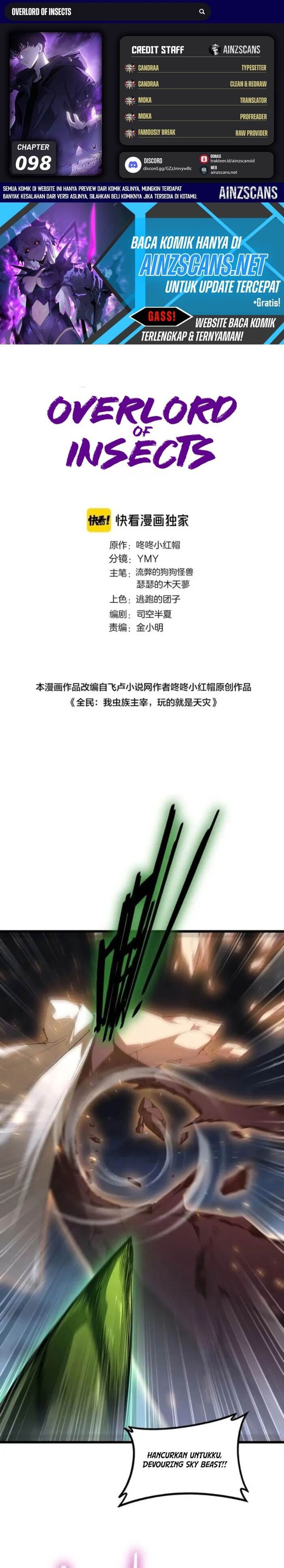 Baca Overlord of Insects - Chapter 98 halaman 1