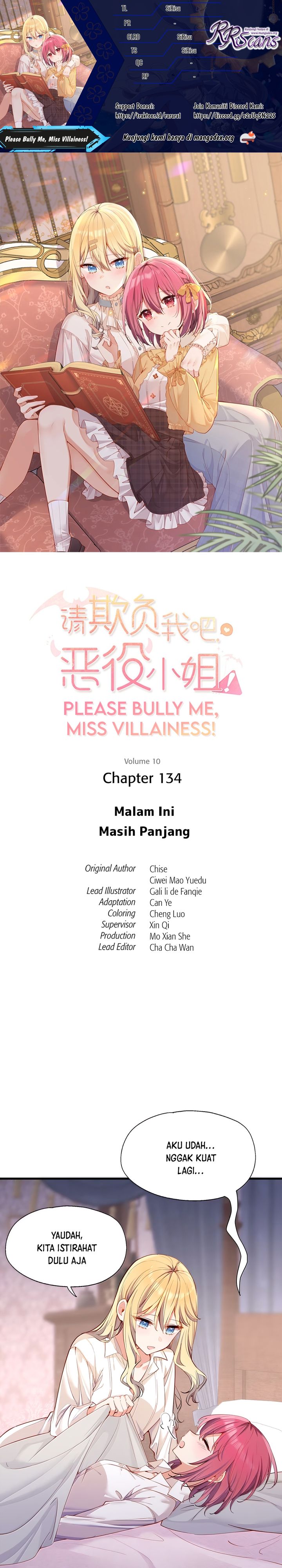 Baca Please Bully Me, Miss Villainess! - Chapter 134 halaman 1