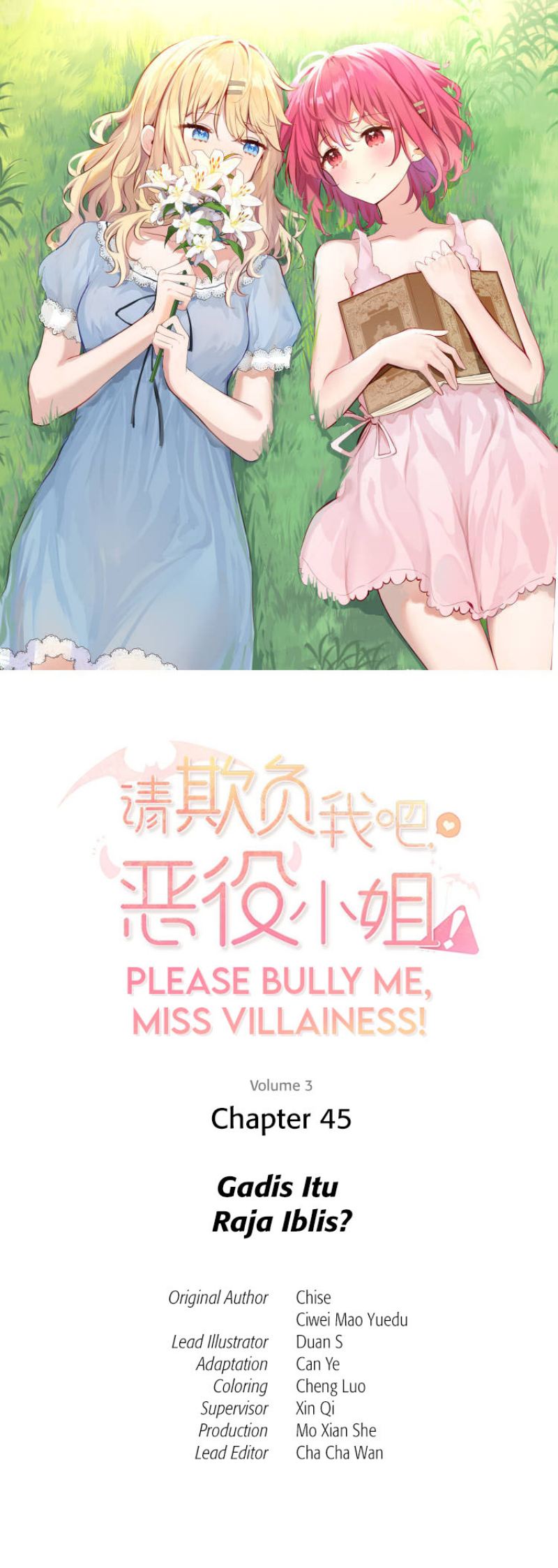 Baca Please Bully Me, Miss Villainess! - Chapter 45 halaman 3