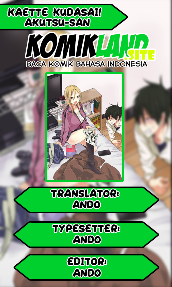 Baca Please Go Home, Akutsu-san! - Chapter 7 halaman 1