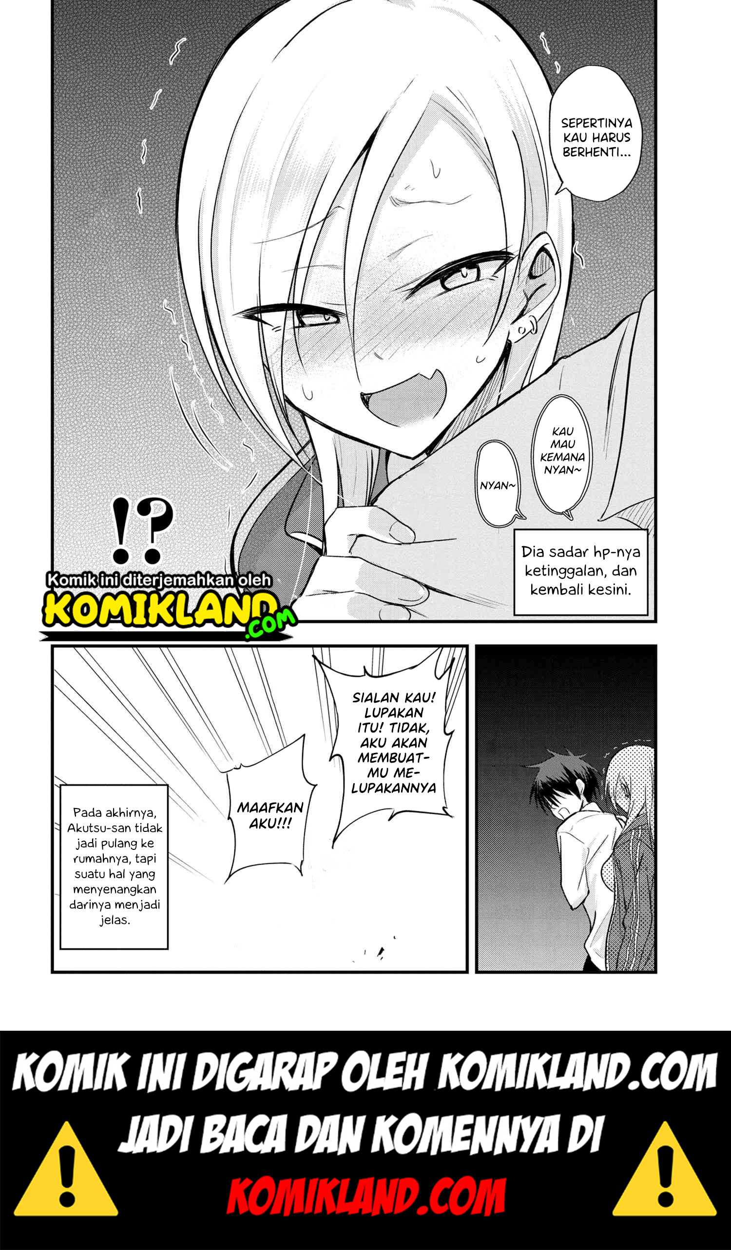 Baca Please Go Home, Akutsu-san! - Chapter 7 halaman 5