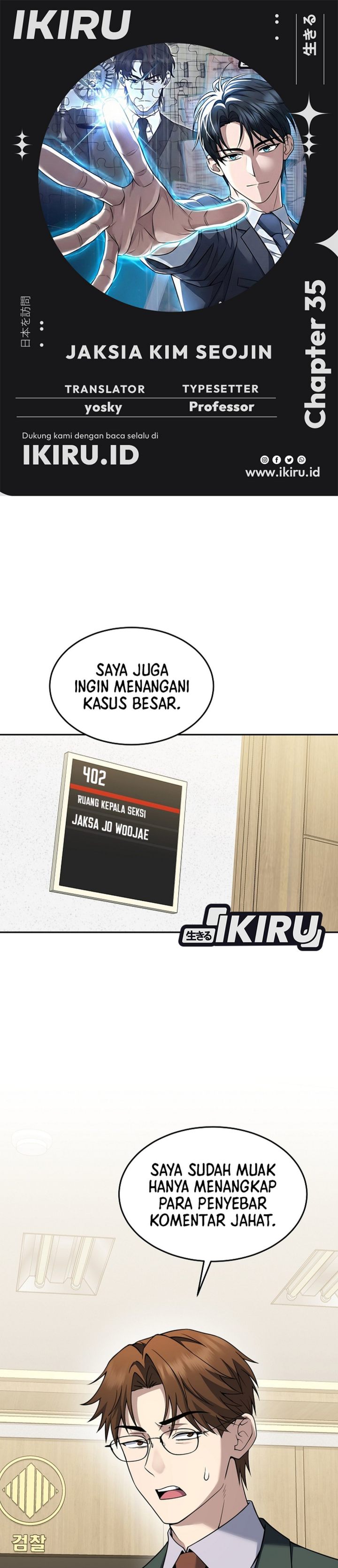 Baca Prosecutor Kim Seojin - Chapter 35 halaman 1