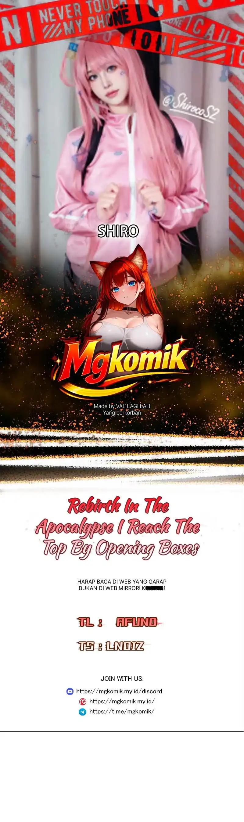 Baca Rebirth in the Apocalypse: I Reach the Top by Opening Boxes - Chapter 96 halaman 1