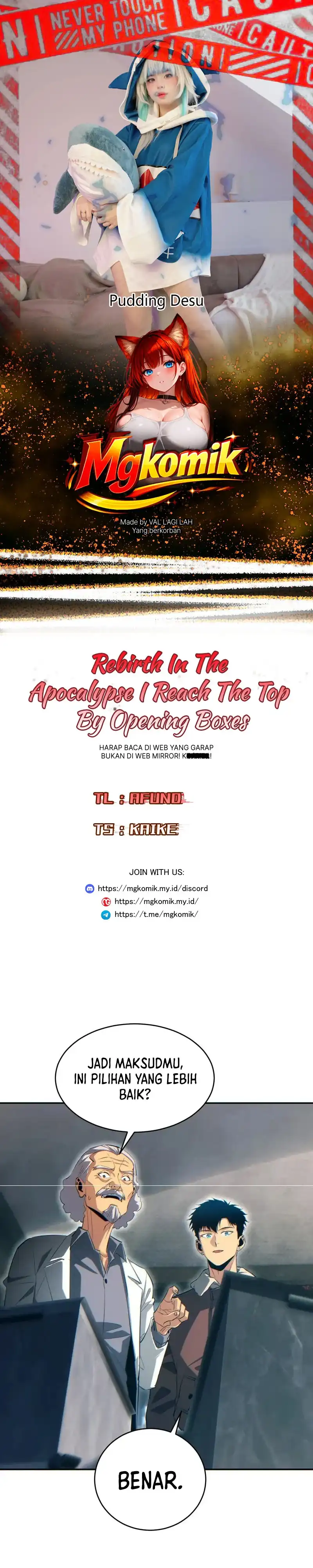 Baca Rebirth in the Apocalypse: I Reach the Top by Opening Boxes - Chapter 97 halaman 1