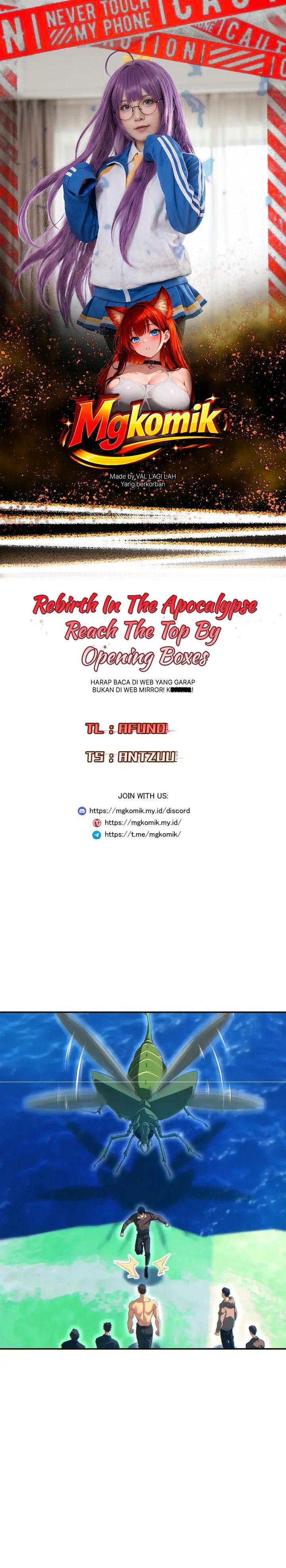 Baca Rebirth in the Apocalypse: I Reach the Top by Opening Boxes - Chapter 100 halaman 1