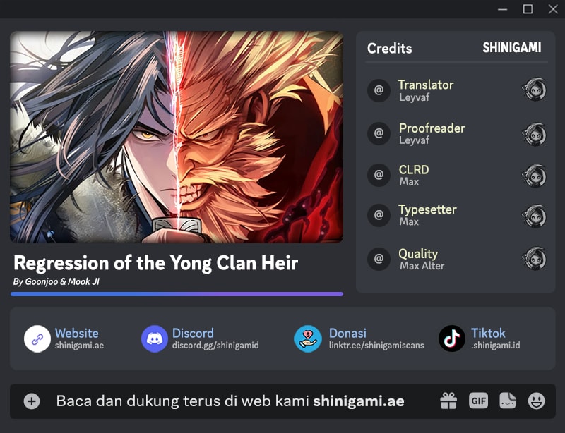 Baca Regression Of The Yong Clan Heir - Chapter 54 halaman 1