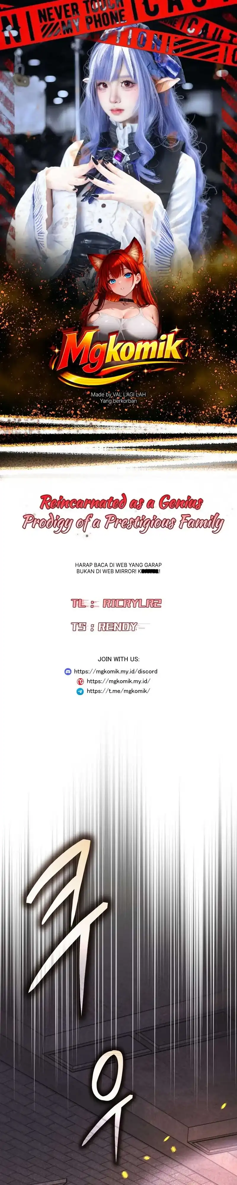 Reincarnated as a Genius Prodigy of a Prestigious Family Chapter 104 - Page 1