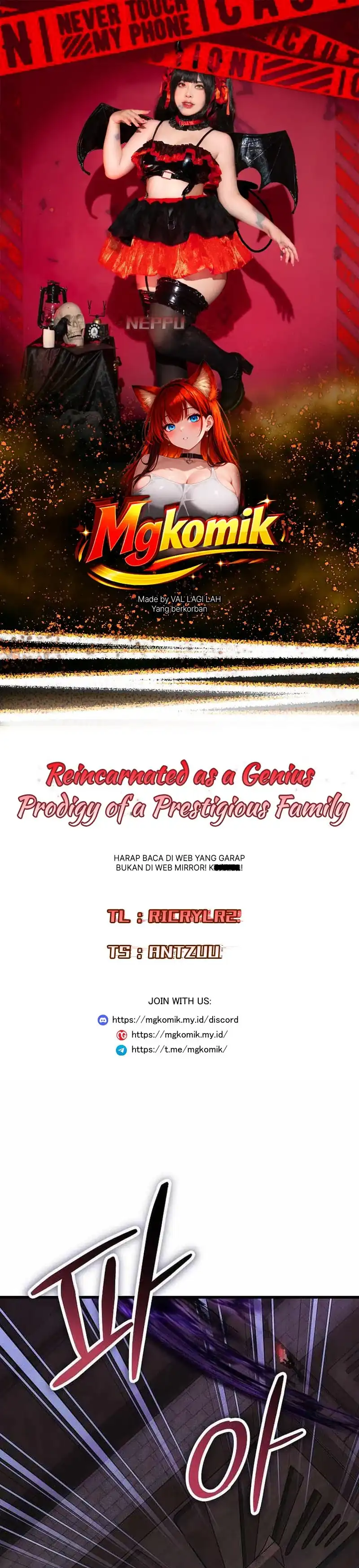 Baca Reincarnated as a Genius Prodigy of a Prestigious Family - Chapter 97 halaman 1