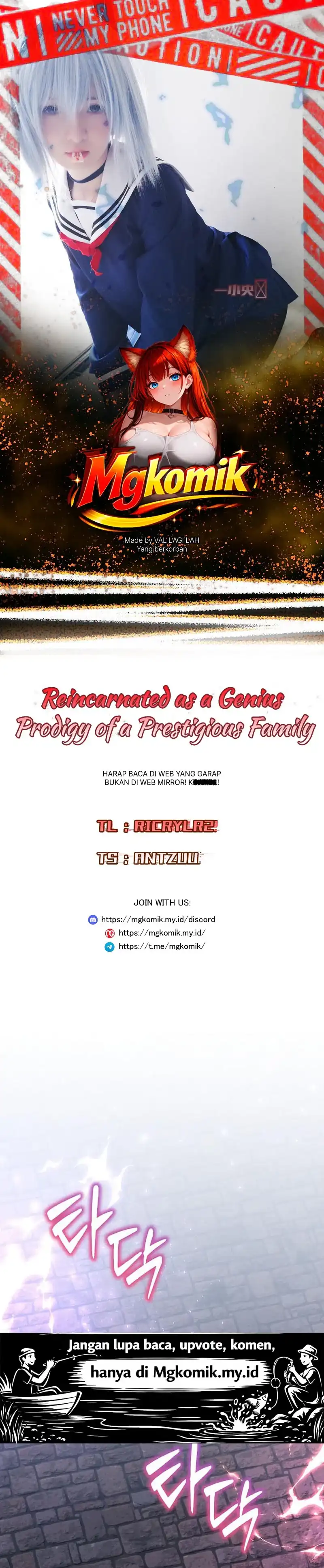 Baca Reincarnated as a Genius Prodigy of a Prestigious Family - Chapter 98 halaman 1