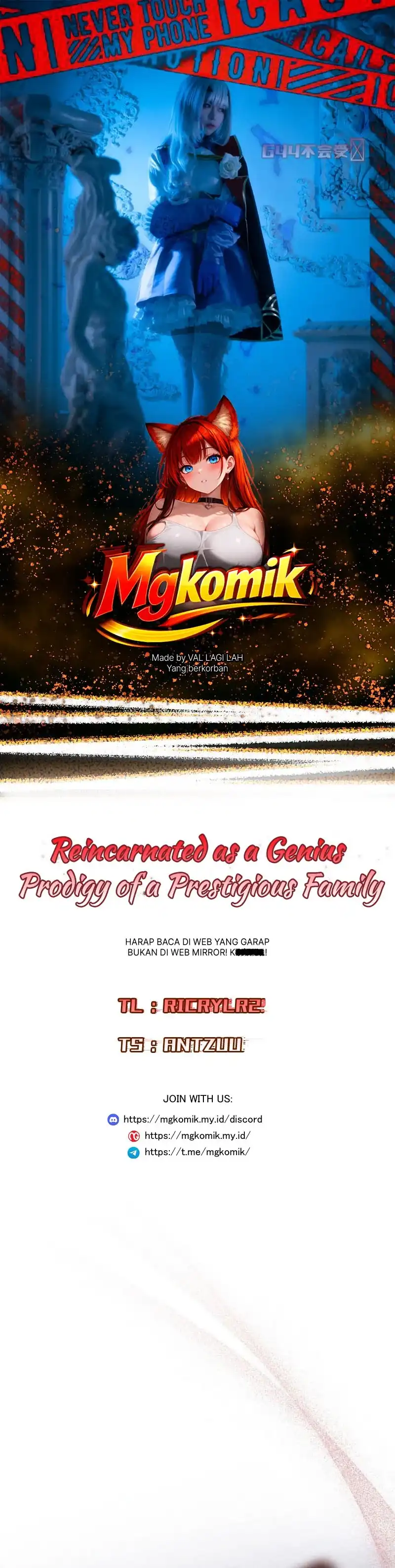Baca Reincarnated as a Genius Prodigy of a Prestigious Family - Chapter 99 halaman 1