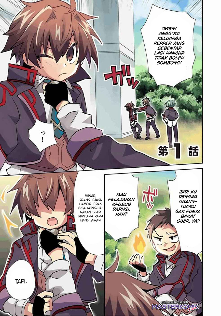 Baca Reincarnated As The Son Of A Vicious Lord! -When I Was Having Fun Learning - Chapter 1.1 halaman 2