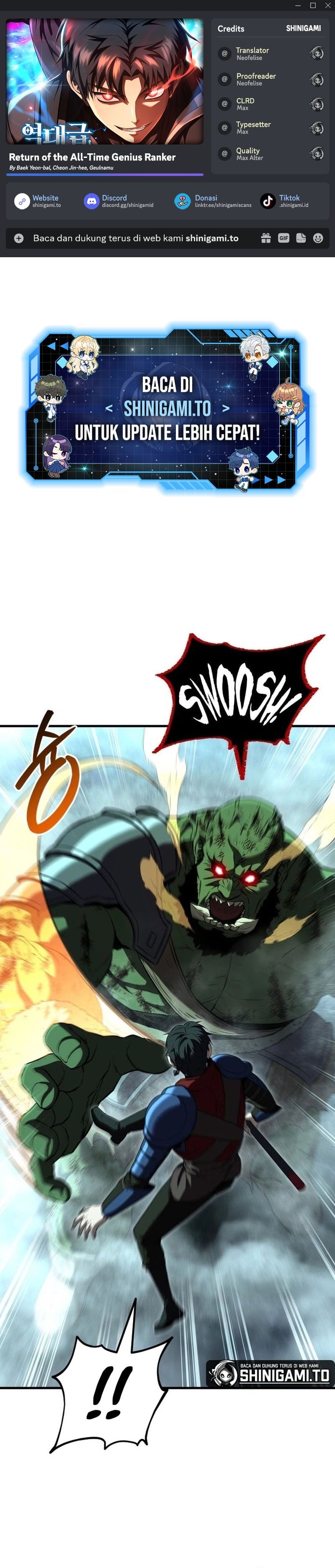 Baca Return Of The All-Time Genius Ranker - Chapter 31 halaman 1