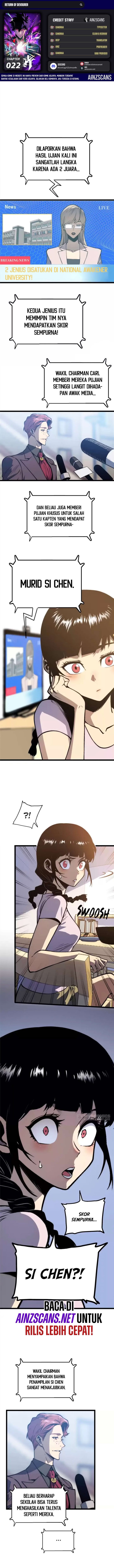 Baca Return of the Devourer - Chapter 22 halaman 1