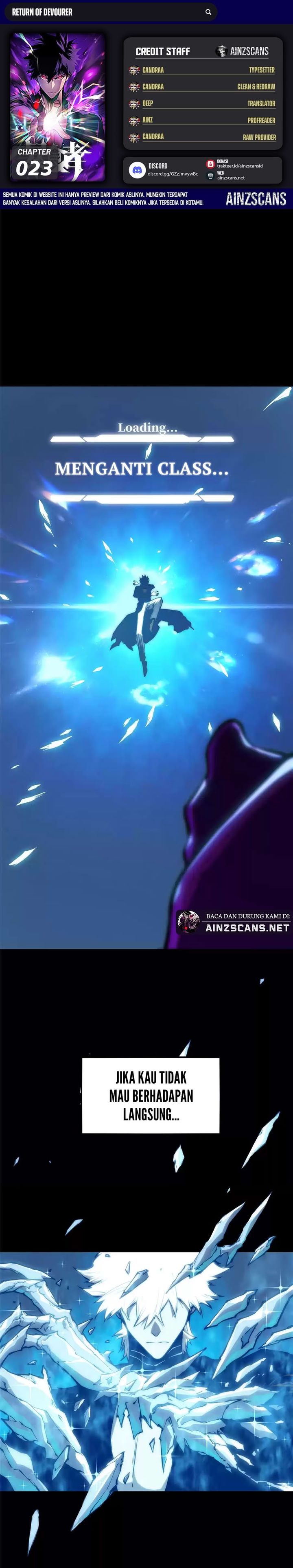 Baca Return of the Devourer - Chapter 23 halaman 1