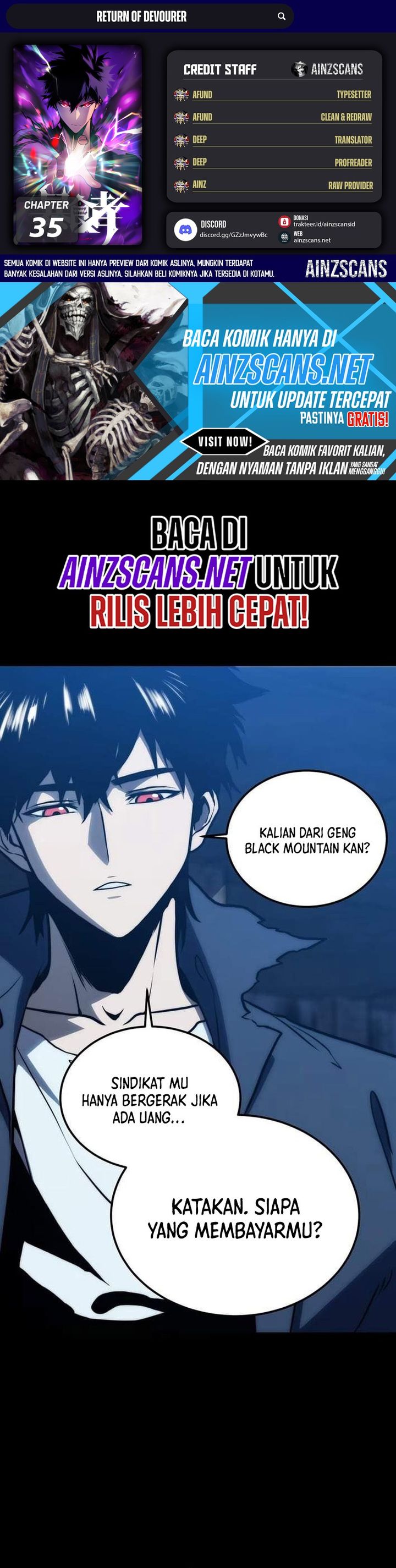 Baca Return of the Devourer - Chapter 35 halaman 1
