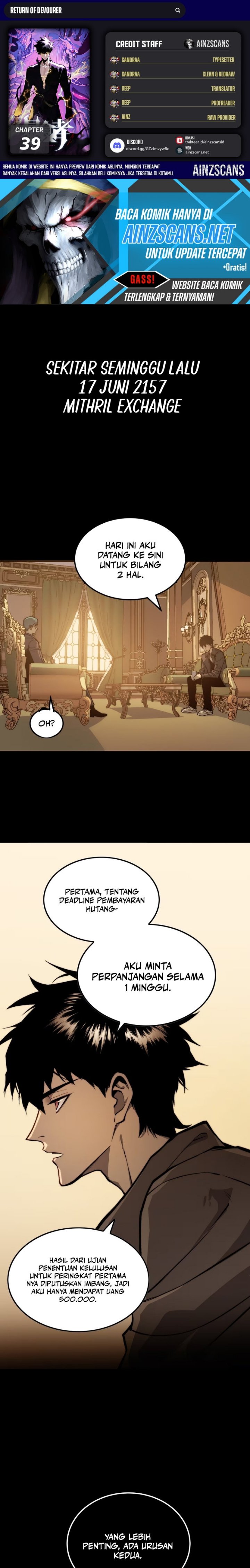 Baca Return of the Devourer Chapter 39 Bahasa Indonesia page 6