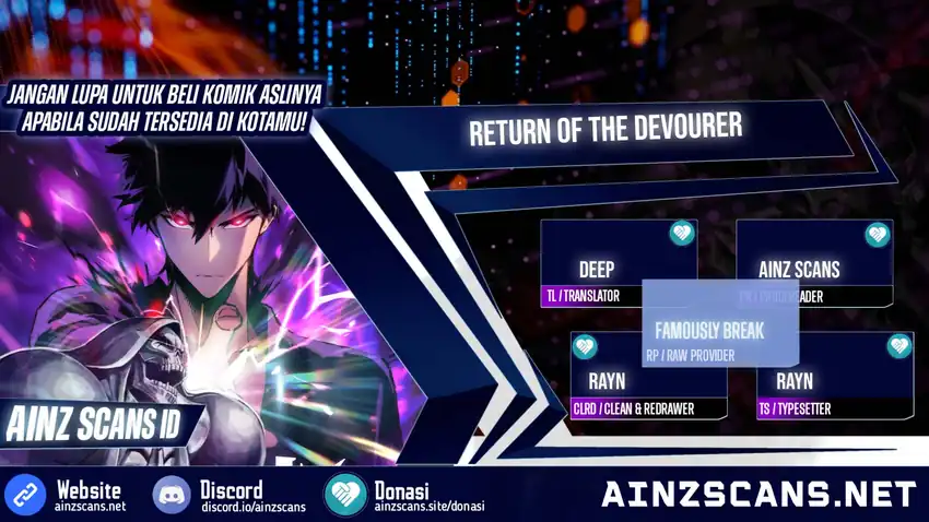 Halaman 1 dari Return of the Devourer Chapter 44