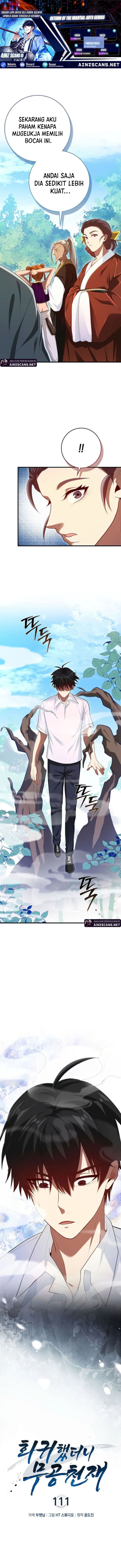 Baca Return Of The Martial Arts Genius - Chapter 111 halaman 1