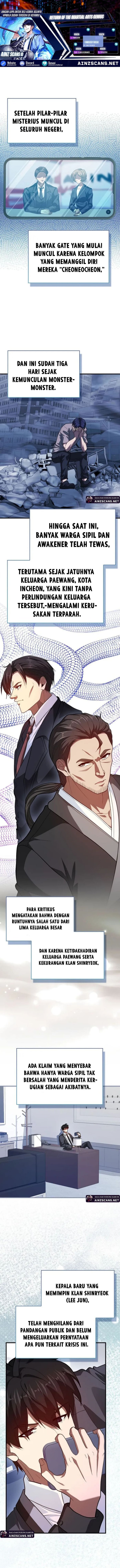 Baca Return Of The Martial Arts Genius - Chapter 120 halaman 1