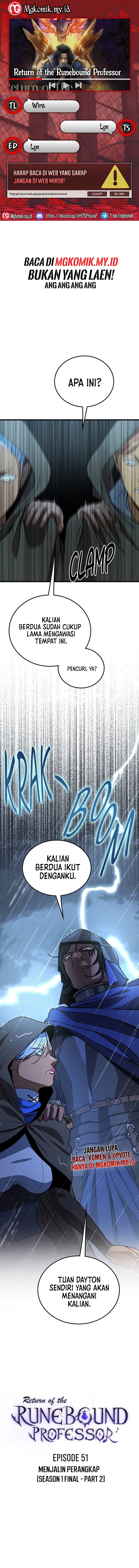 Baca Return of the Runebound Professor - Chapter 51 halaman 1