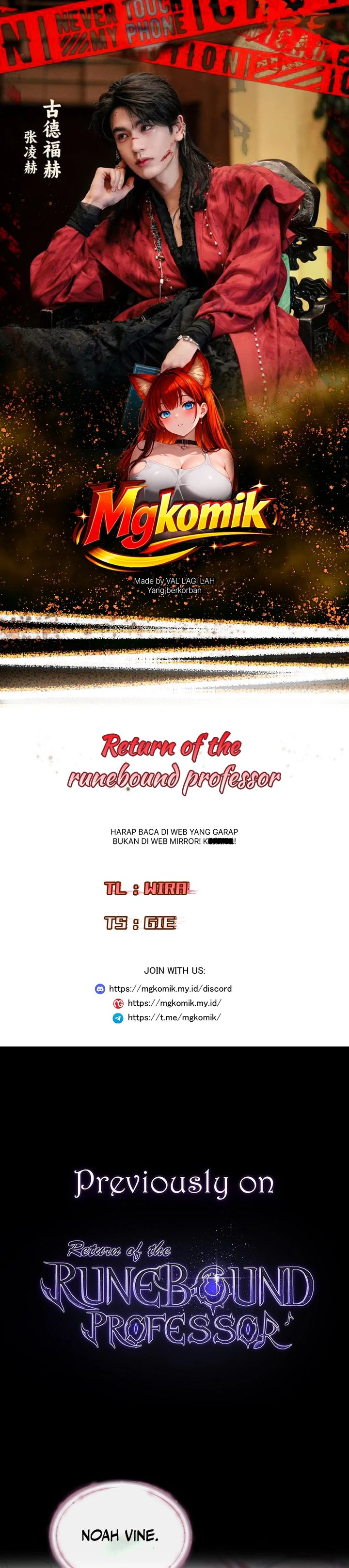 Baca Return of the Runebound Professor - Chapter 52 halaman 1