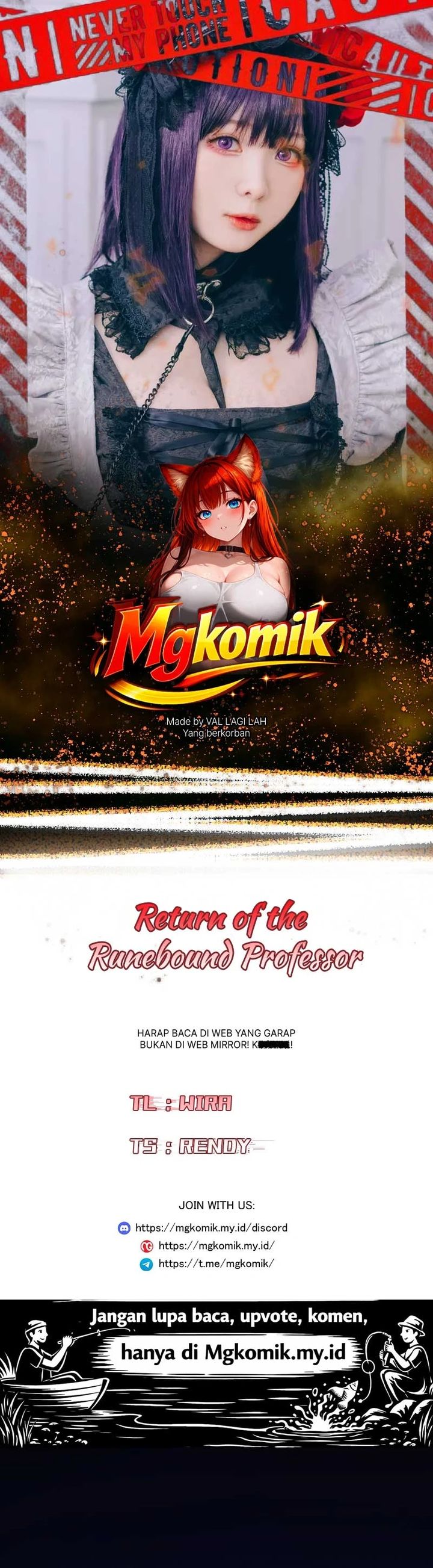 Baca Return of the Runebound Professor - Chapter 55 halaman 1