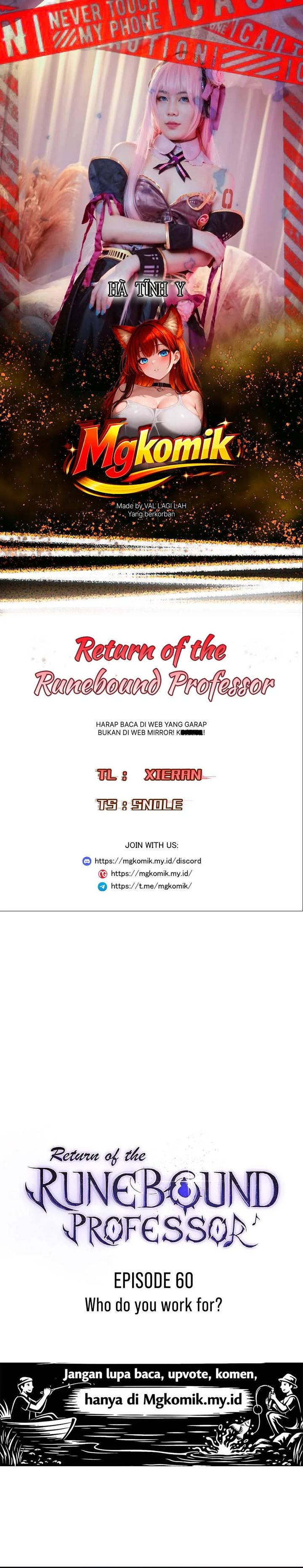 Baca Return of the Runebound Professor - Chapter 60 halaman 1