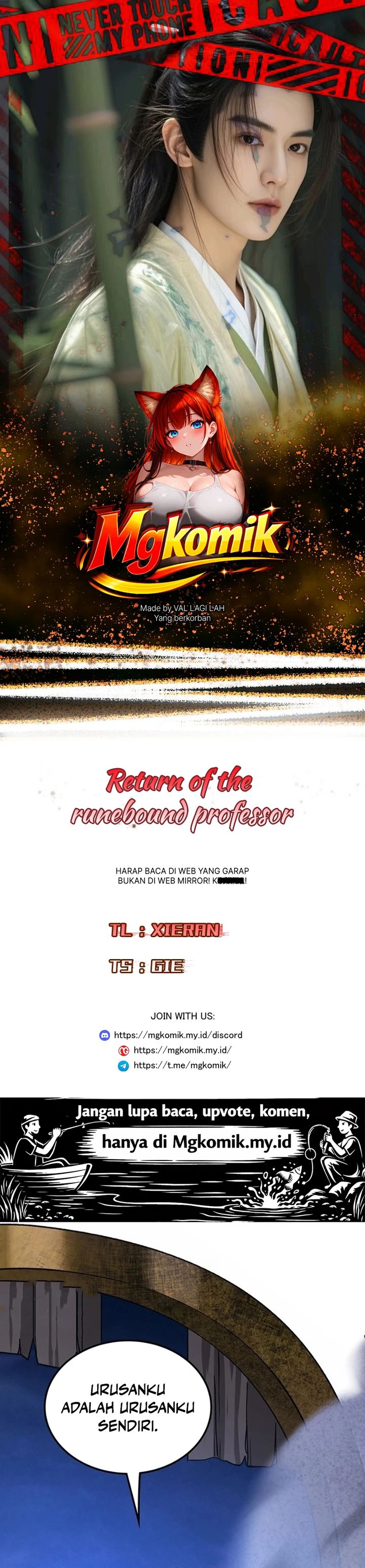 Baca Return of the Runebound Professor - Chapter 61 halaman 1