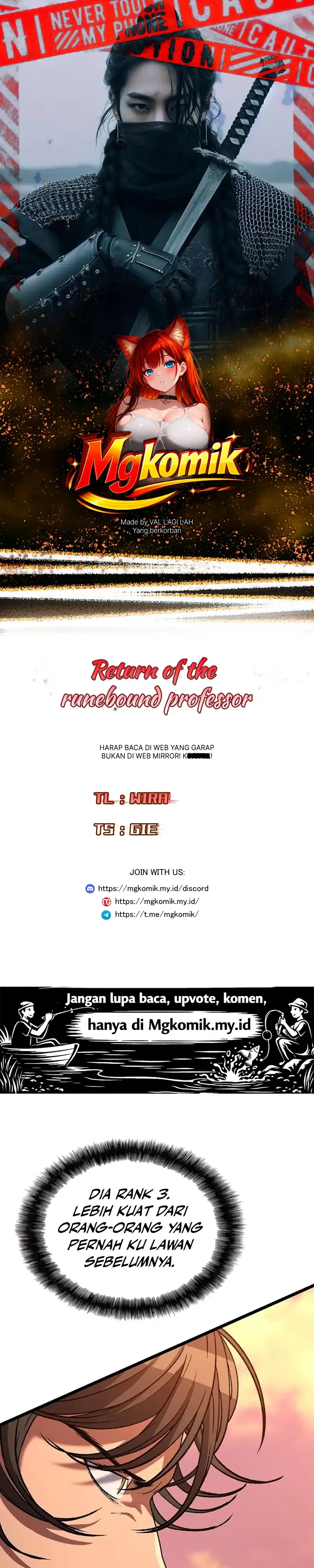Baca Return of the Runebound Professor - Chapter 65 halaman 1