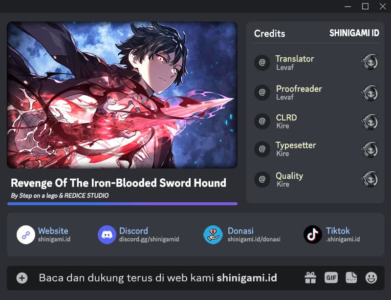 Baca Revenge Of The Iron-Blooded Sword Hound - Chapter 2 halaman 1