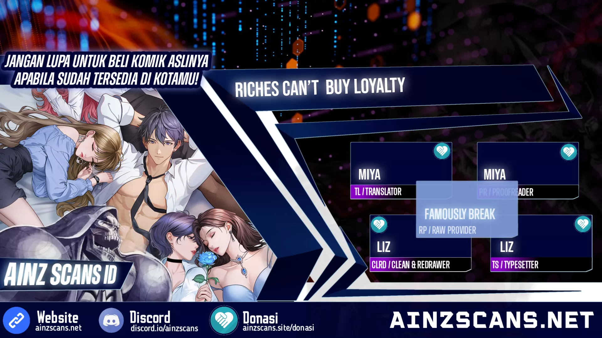 Baca Riches Can't Buy Loyalty - Chapter 3 halaman 1