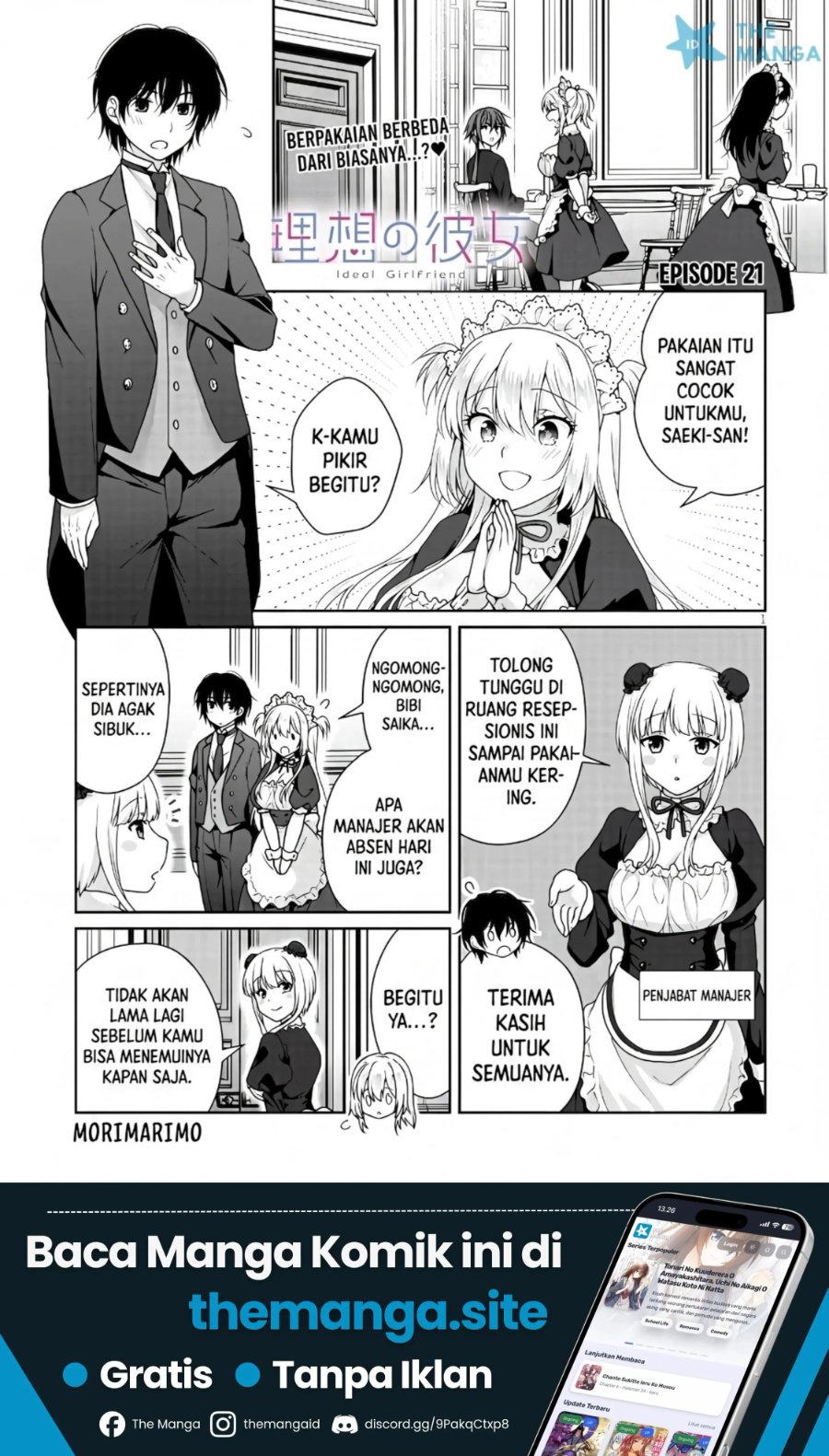 Baca Risou no Kanojo - Chapter 21 halaman 2