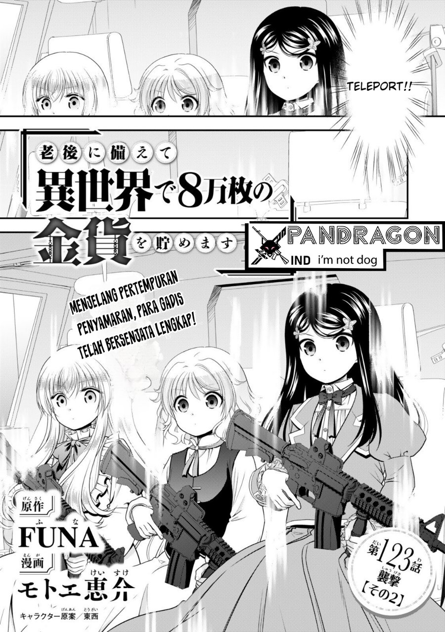 Baca Rougo ni Sonaete Isekai de 8-manmai no Kinka wo Tamemasu Chapter 123 Bahasa Indonesia page 8