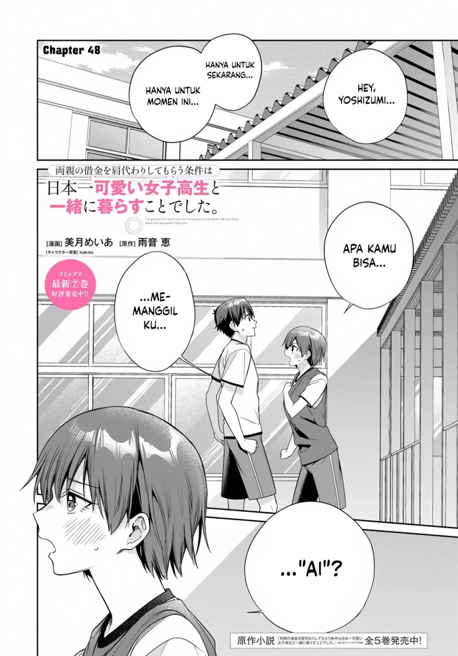 Ryoushin no Shakkin wo Katagawari Shite Morau Jouken wa Nihon'ichi Kawaii Joshikousei to Issho ni Kurasu Koto Deshita Chapter 48 - Page 2
