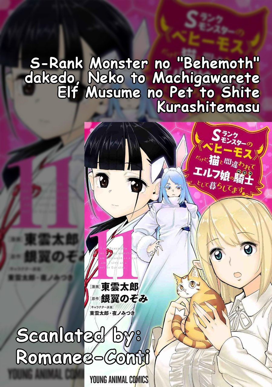 Baca S-Rank Monster no Behemoth Dakedo, Neko to Machigawarete Erufu Musume no Kishi (Pet) Toshite Kurashitemasu - Chapter 62 halaman 1
