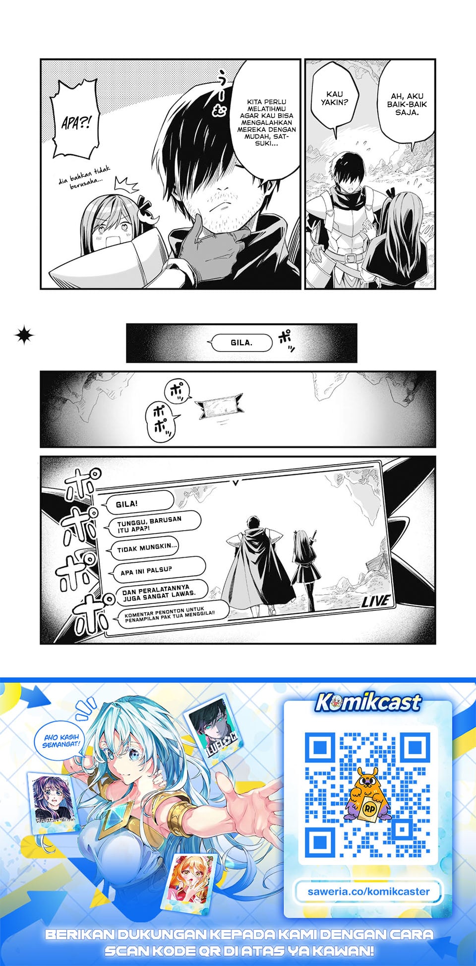 Baca Saenai Ossan, Jitsu wa Saikyou - Chapter 1 halaman 49