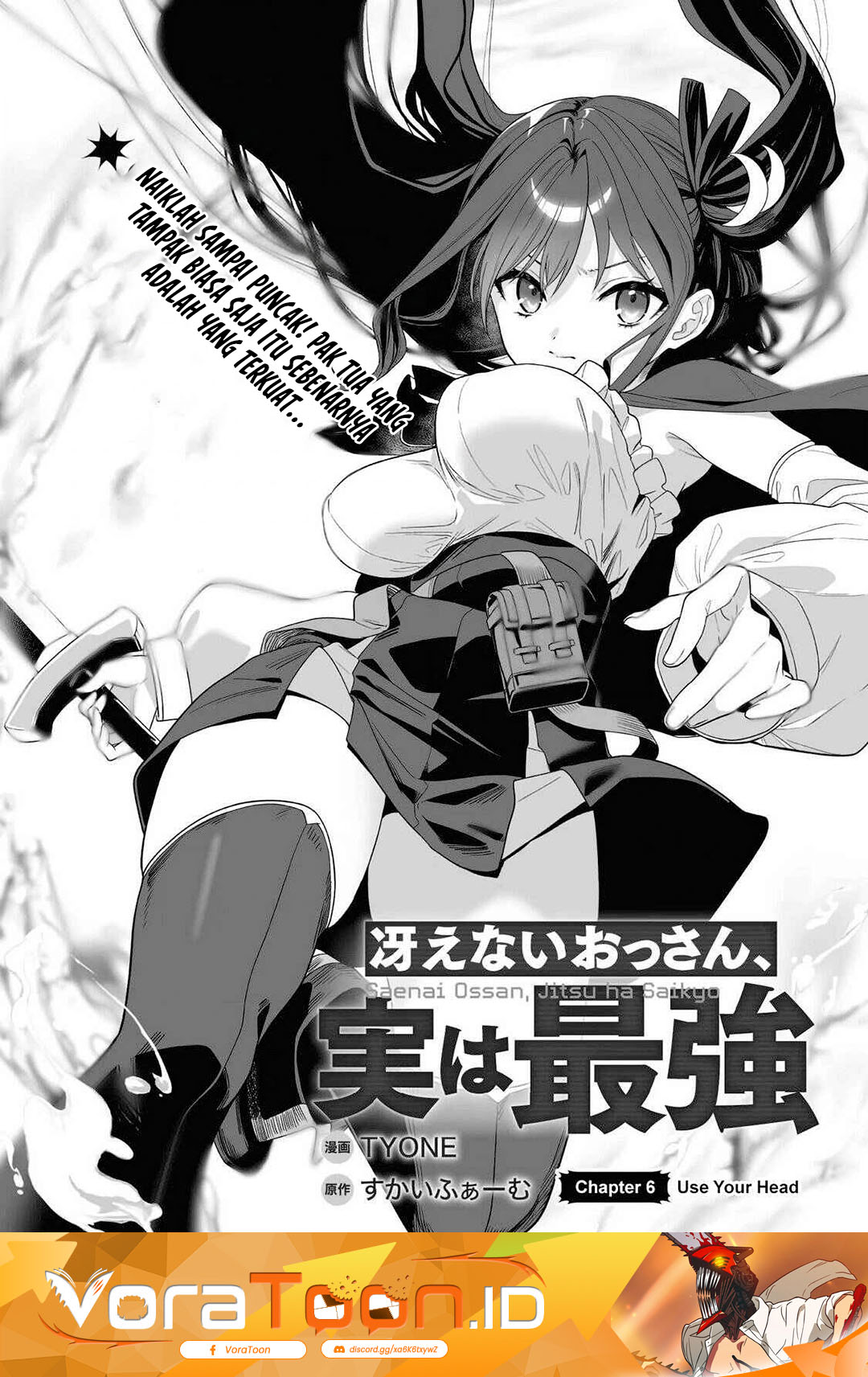 Baca Saenai Ossan, Jitsu wa Saikyou Chapter 6 Bahasa Indonesia page 8