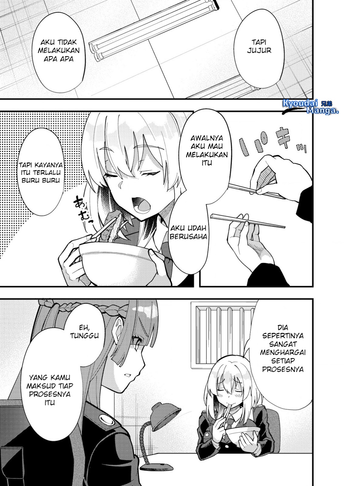 Baca Sagishi to Keisatsukan no Rennai Kyori - Chapter 6.1 halaman 4