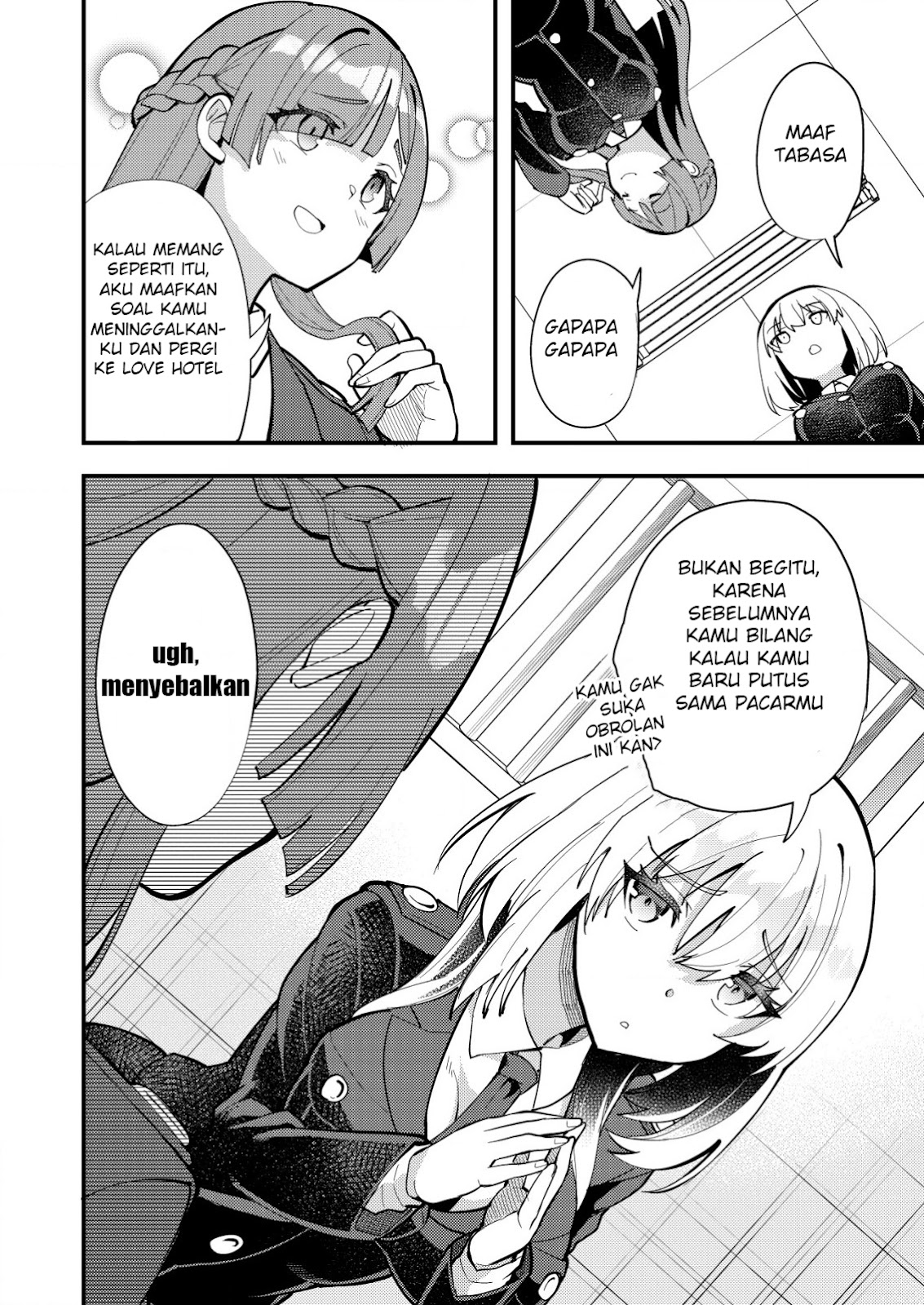 Baca Sagishi to Keisatsukan no Rennai Kyori - Chapter 6.1 halaman 7